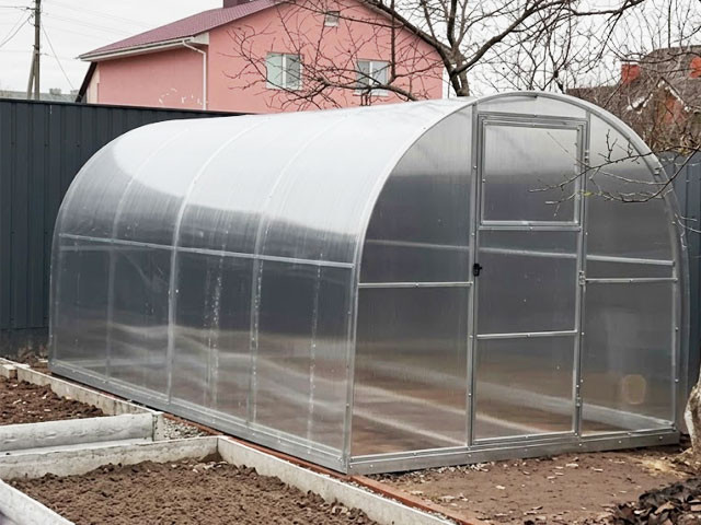 Теплиця з полікарбонату 200x400x200см